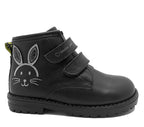 TenTen Girls Black Leather Ankle Boot - TenTen Canada