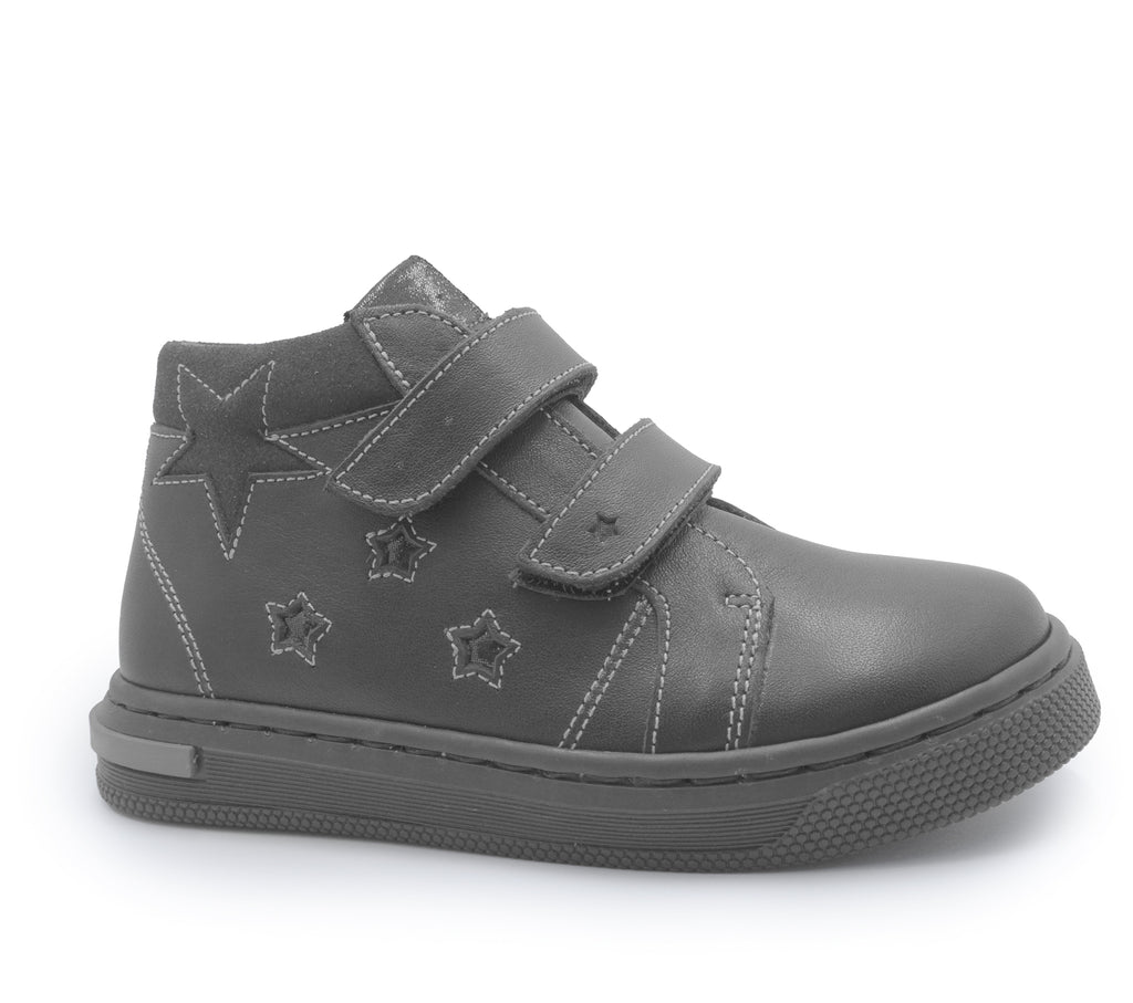 Girls' Classic High-Top Shoes with Double Velcro Strap - TenTen Canada