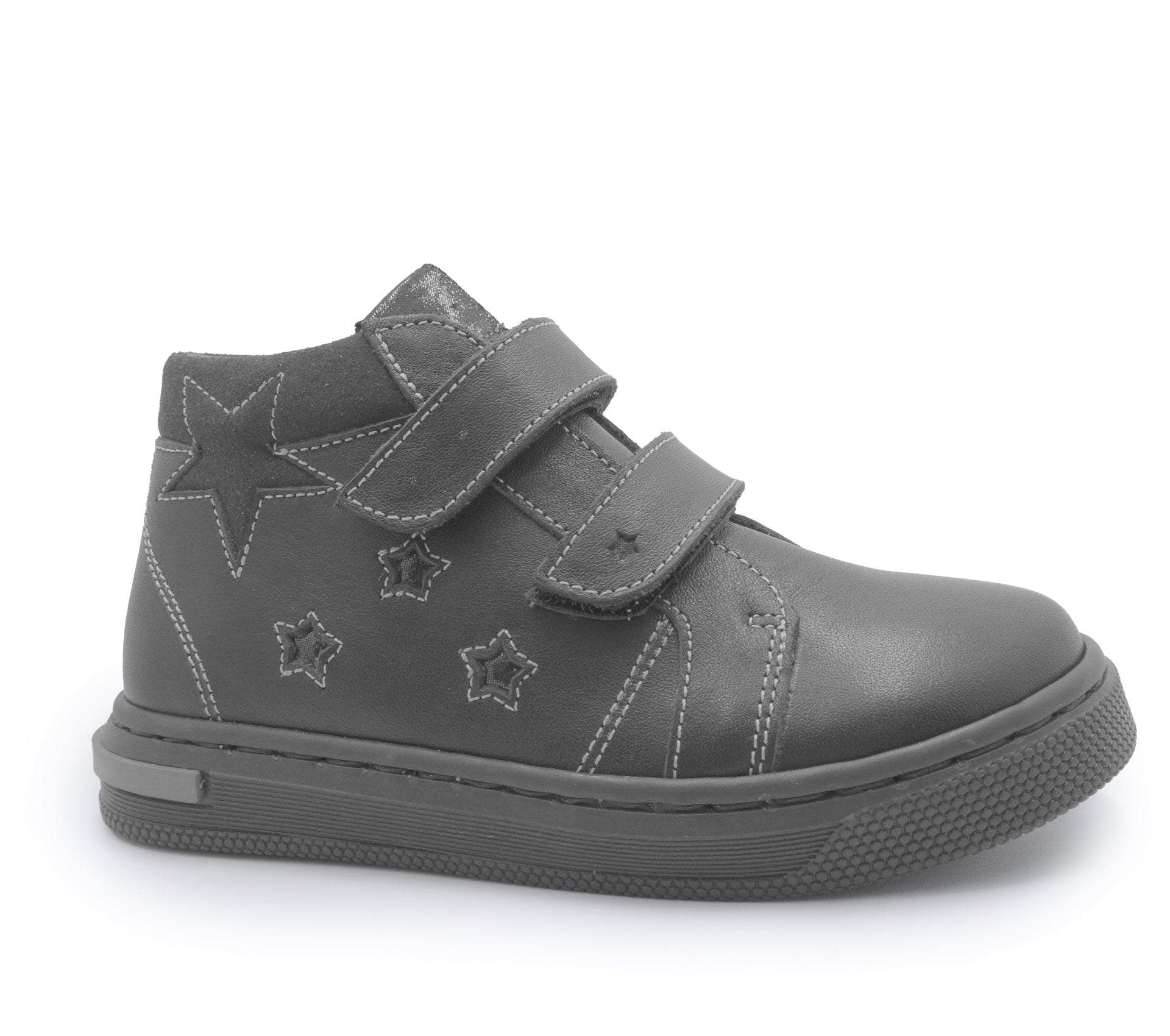 Girls' Classic High-Top Shoes with Double Velcro Strap - TenTen Canada
