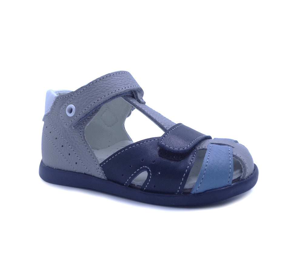 TenTen Sandales fermées bleu marine pour petits garçons