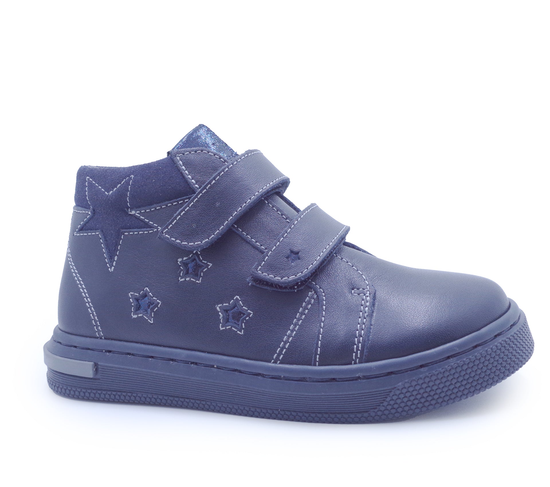 Girls' Classic High-Top Shoes with Double Velcro Strap - TenTen Canada