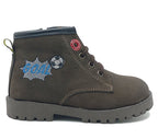 Leather Children Brown Ankle Boots - TenTen Canada