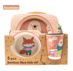 Service de vaisselle animalier pour enfants