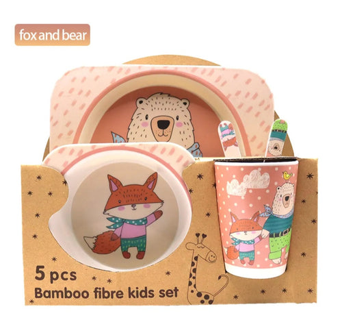 Service de vaisselle animalier pour enfants