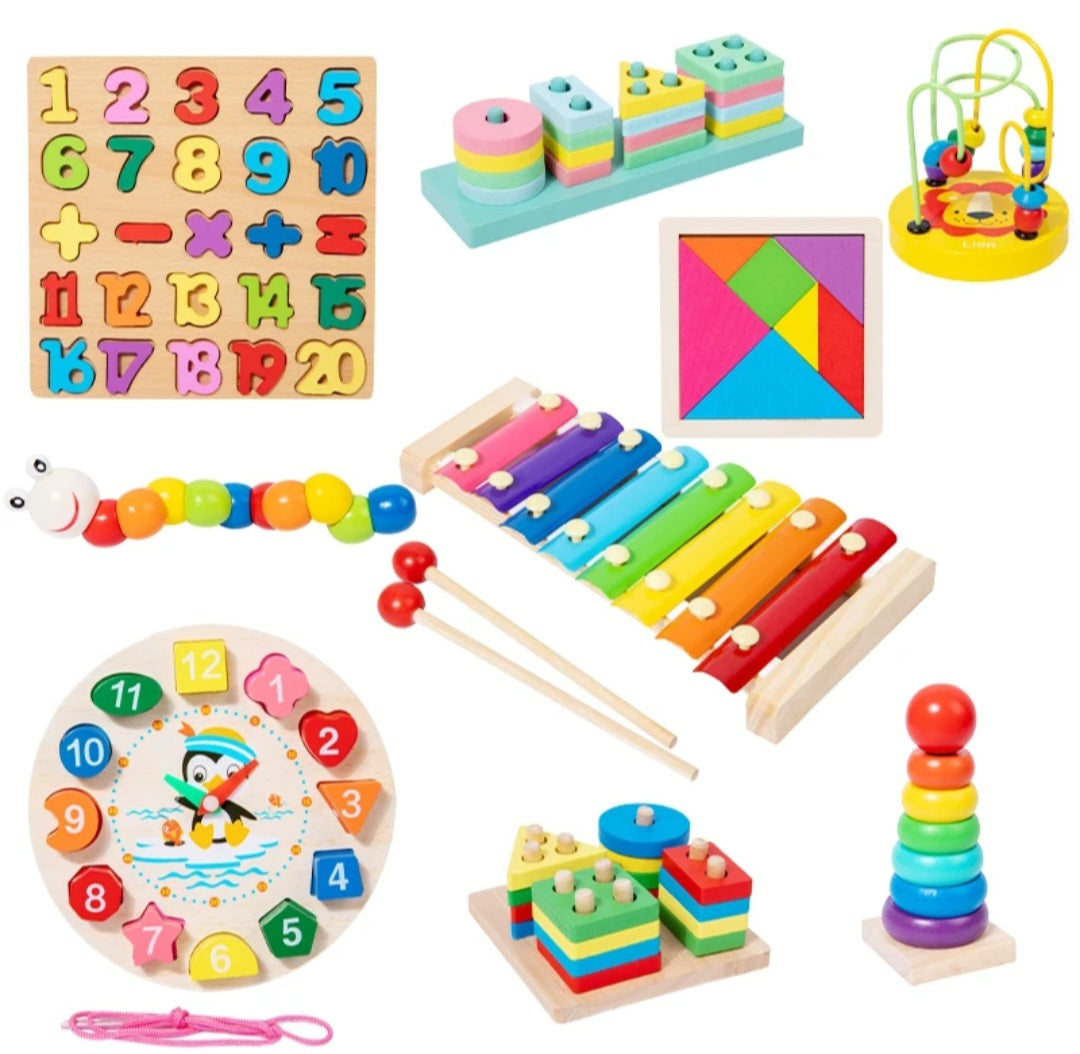 Jeu en bois Montessori