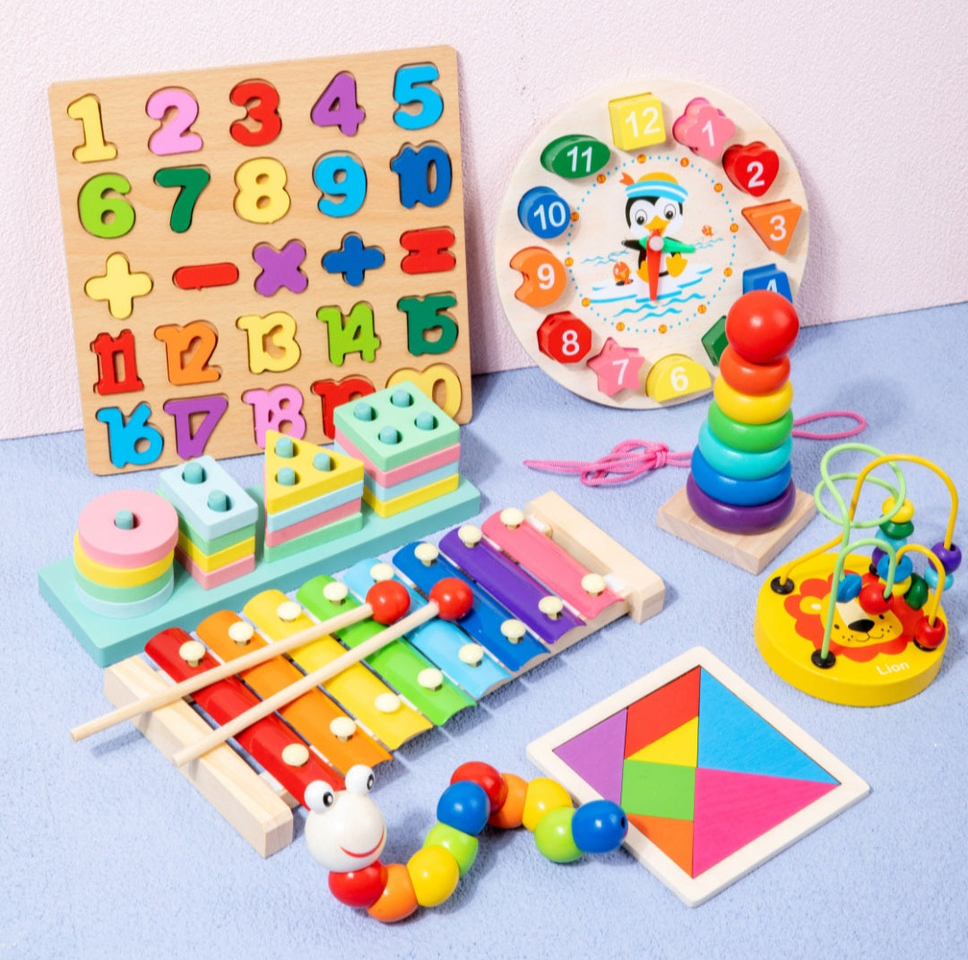Jeu en bois Montessori