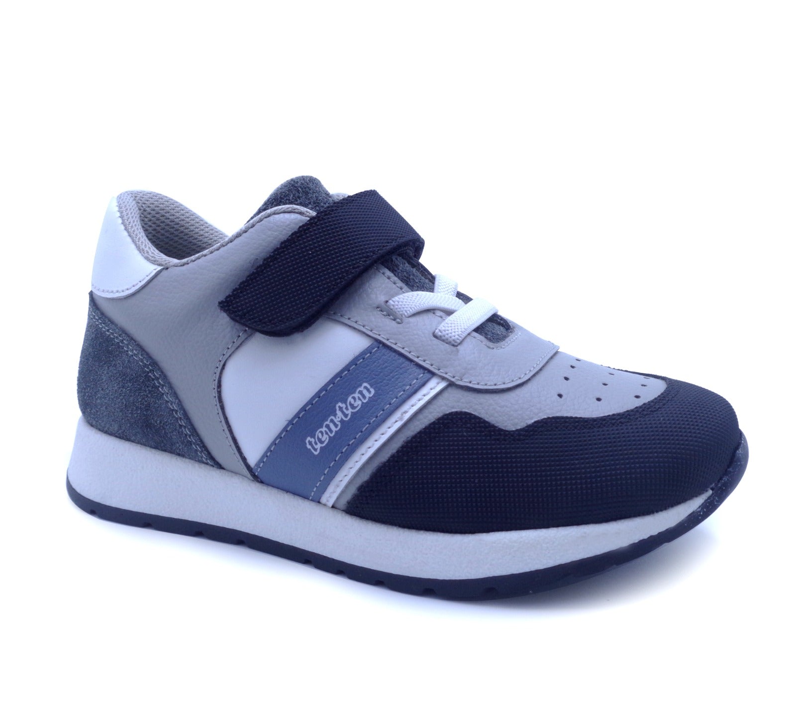 Baskets de sport décontractées pour garçons avec fermeture Velcro