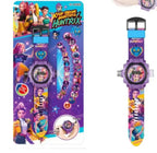 Watch with wall projector