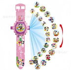 Watch with wall projector