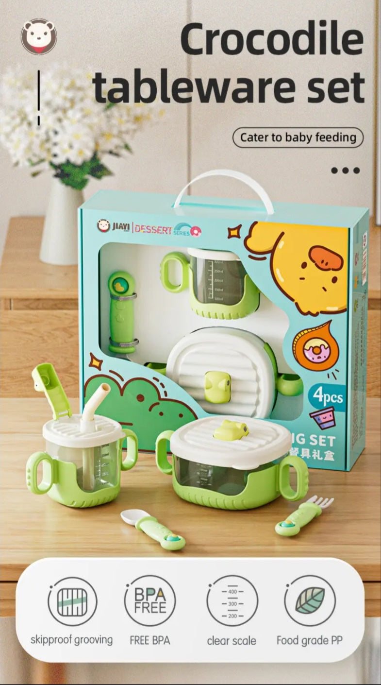 Service de table crocodile pour enfants