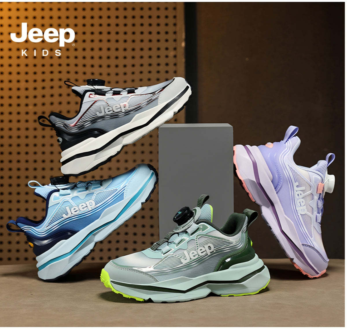 Jeep kids rinning shoes BOA system