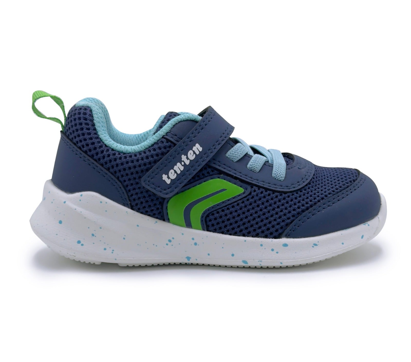 Chaussures de sport Ten Ten pour enfants, bleues et roses / bleues et vertes - chaussures légères