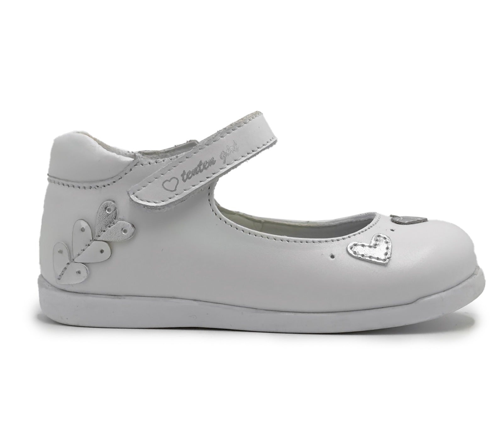 Chaussures ballerines en cuir Ten Ten First Walker avec support de voûte plantaire