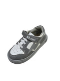 Baskets sportives grises pour garçons à double scratch – Style tendance au quotidien
