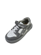 Baskets sportives grises pour garçons à double scratch – Style tendance au quotidien