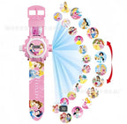 Watch with wall projector