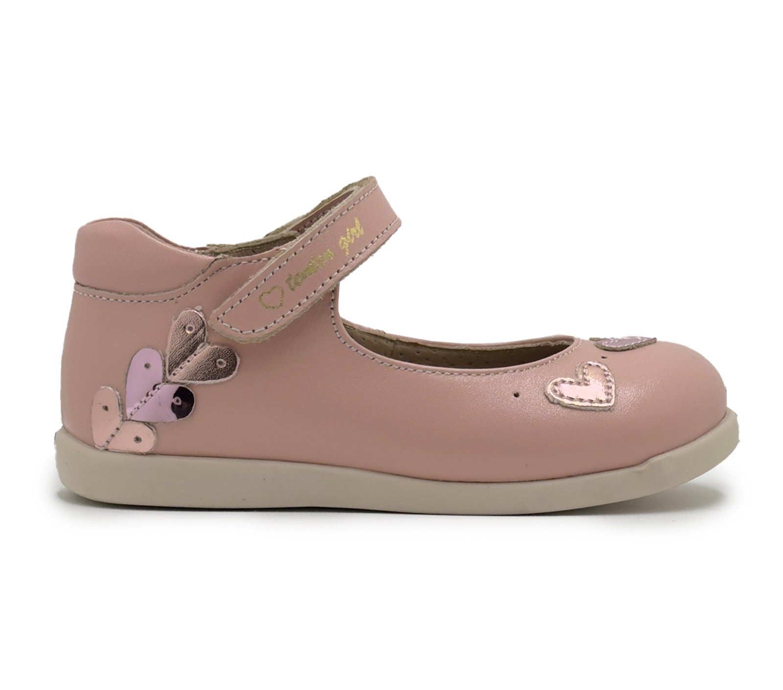 Chaussures ballerines en cuir Ten Ten First Walker avec support de voûte plantaire