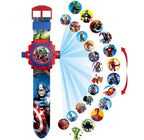 Watch with wall projector